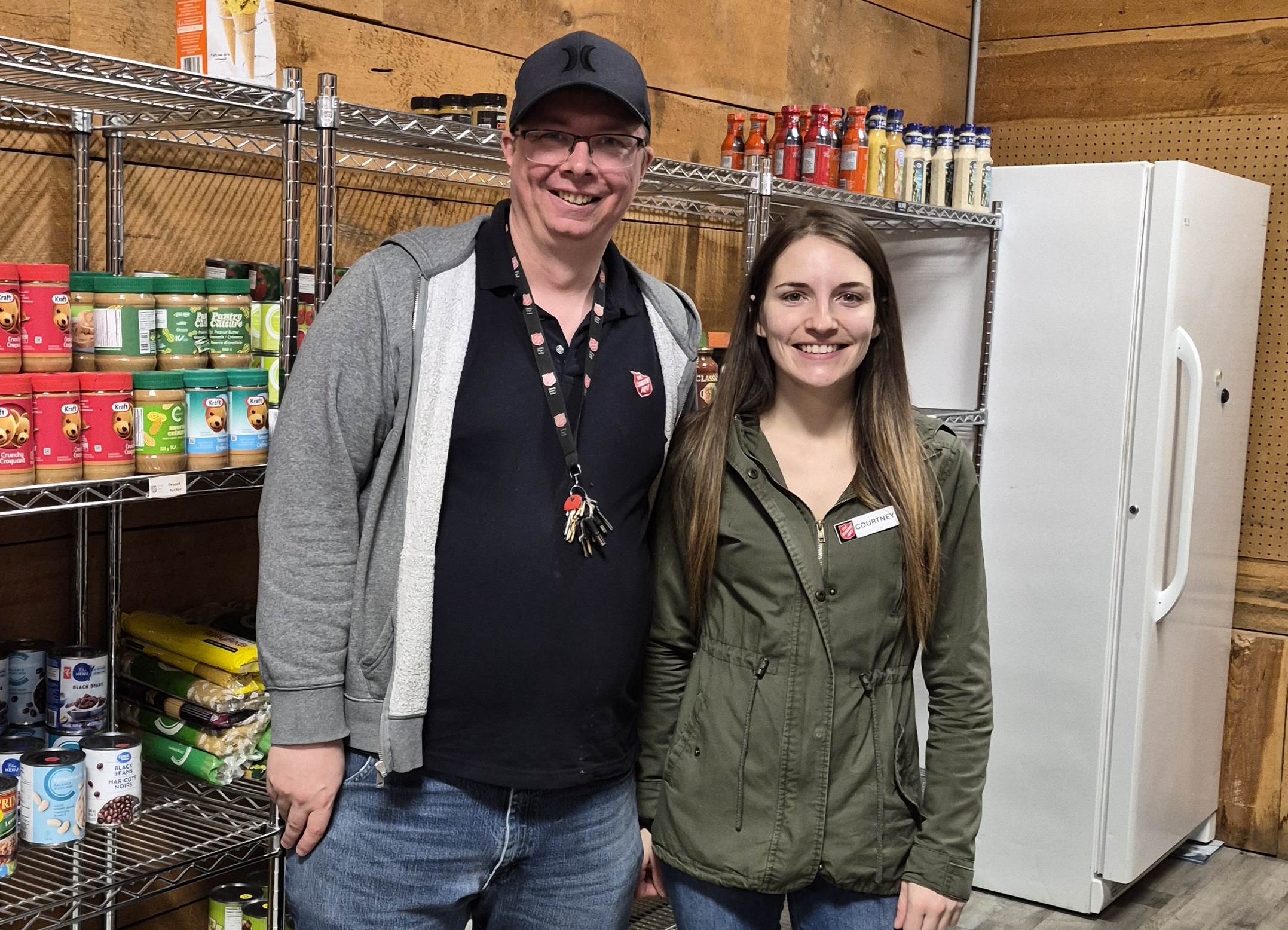 Ryan and Courtney help families secure food